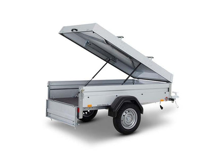 Deckelanhänger 750 kg Tieflader von STEMA - Nutzmaß (L × B): 201 × 108 cm