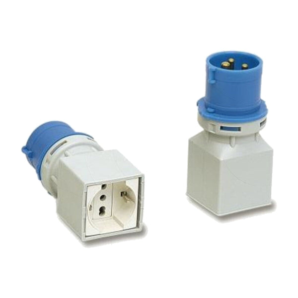 Adapter CEE auf Schuko für Wohnwagen und Wohnmobile