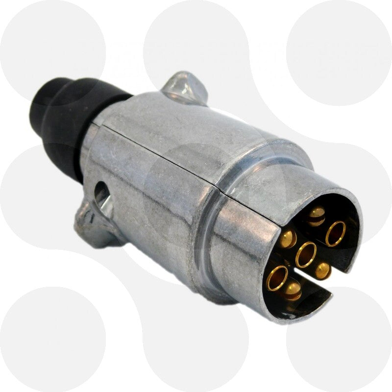 Anhänger Stecker 7-polig aus Aluminium