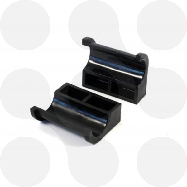 MRF Nylon Halbbuchse Ø 16 mm für Drehstangenverschluss Edelstahl