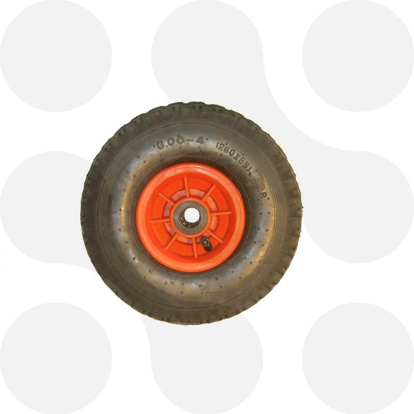 Rad 3.00-4 (260 × 85 mm) mit Nadellager für Luftseitenstützrolle