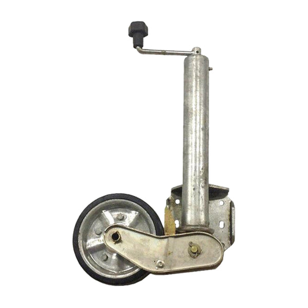Stützrad automatisch klappbar 500 kg mit Flansch
