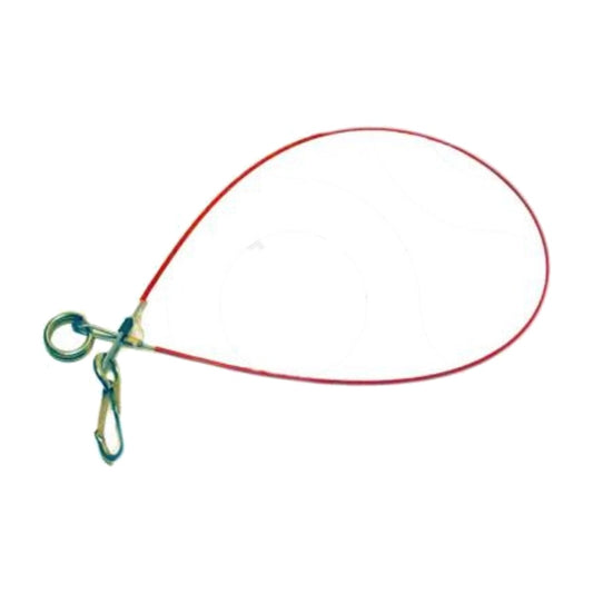 Abreißseil 1.190 mm mit Karabinerhaken und Ring