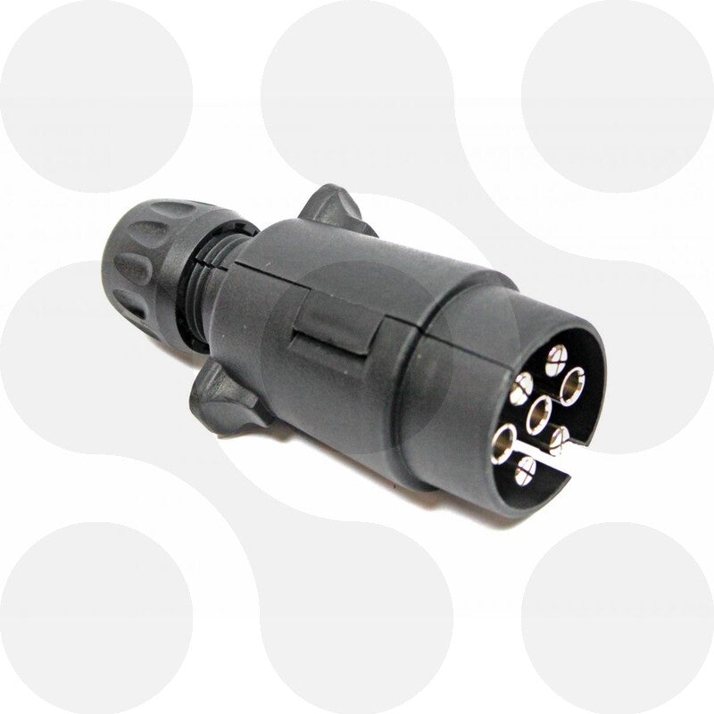 Anhänger Stecker 7-polig mit 1 Kabeleingang