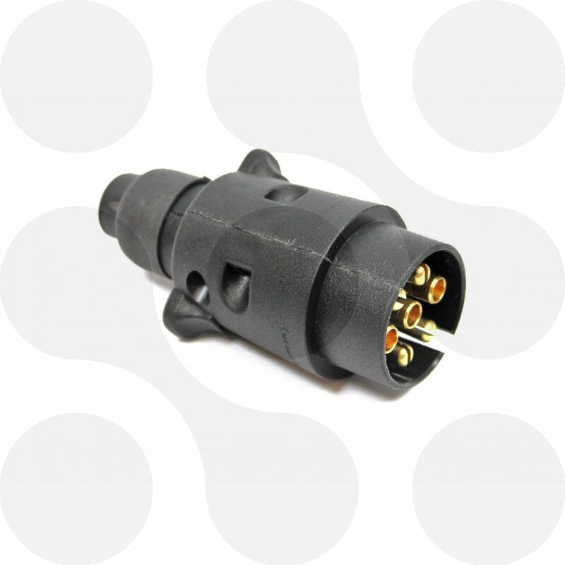 Anhängerstecker 7-polig aus Kunststoff