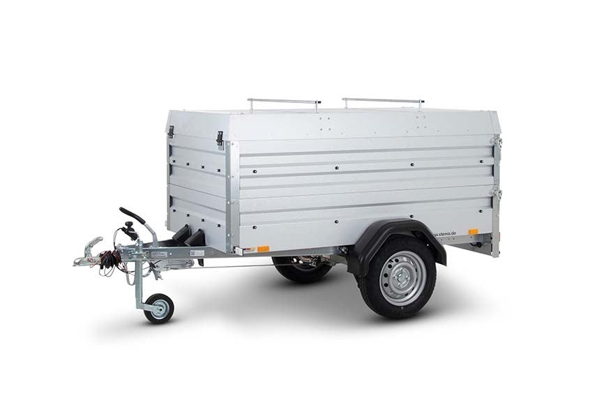 Deckelanhänger 750 kg Tieflader von STEMA - Nutzmaß (L × B): 201 × 108 cm