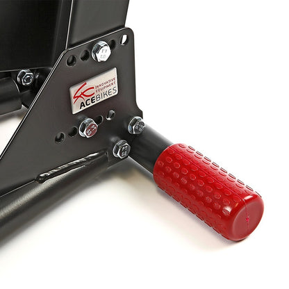 STEMA Radhalter-Wippe stand alone fix – Motorrad in der Wippe
