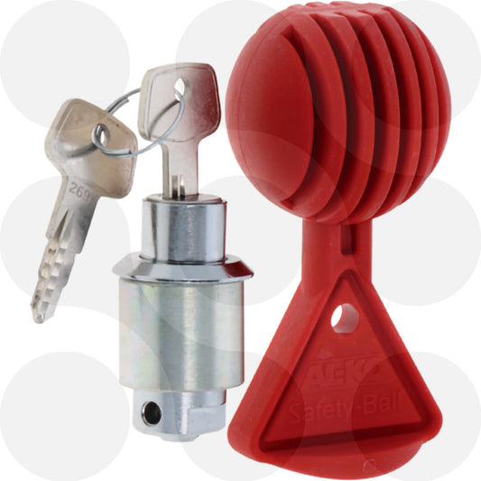 AL-KO Schließzylinder Plus mit Safety-Ball für Kugelkupplung AK 301 / AK 351
