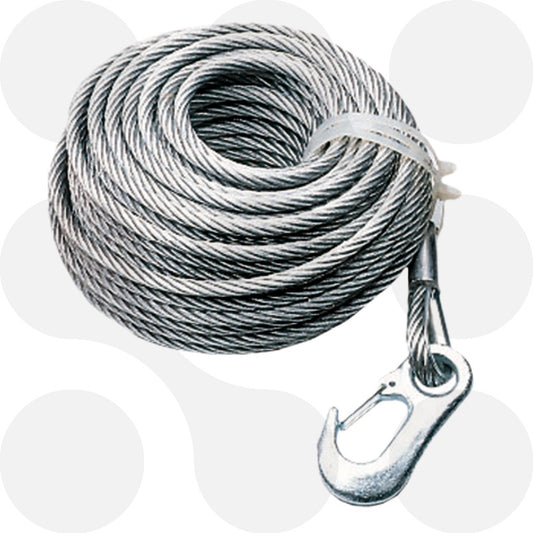 AL-KO Stahlseil 10 m, Ø 5 mm für Seilwinde 501 Plus, 450/500 Basic