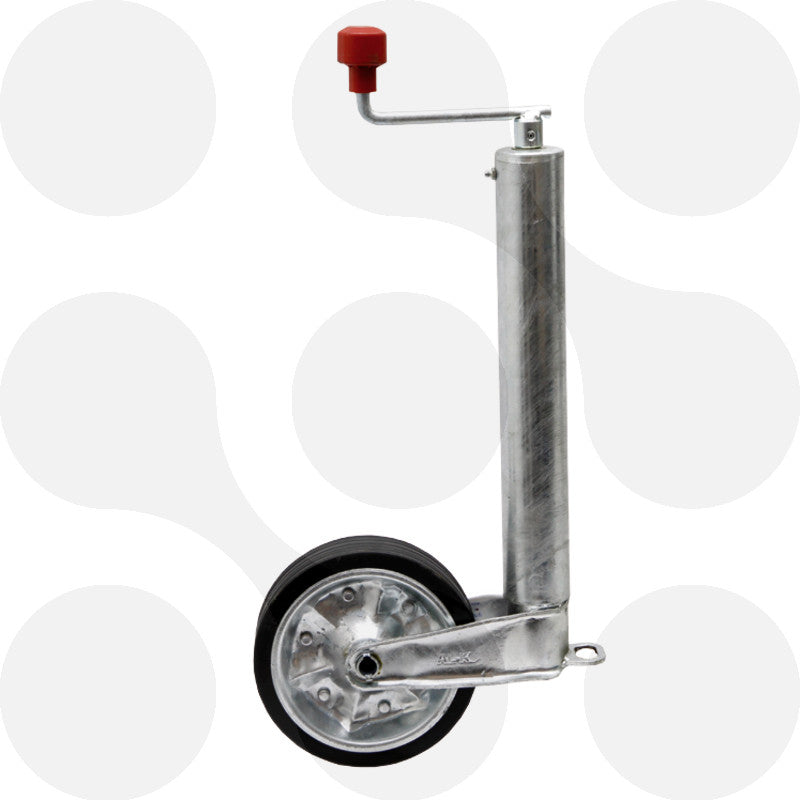 AL-KO Stützrad Ø 60 mm 500 kg starr, Rad 200 × 50 mm Vollgummi