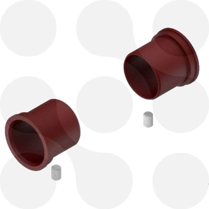 Knott Führungslagersatz Ø 45 mm mit Sicherungsstiften für Auflaufeinrichtungen KF, KR, KRV, KV