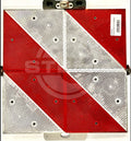 Parkwarntafel hinten rechts, vorn links, klappbar, Reflektor