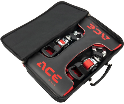 ACEBIKES TyreFix Pro ZGMO6 – Motorrad-Zurrgurt-Set mit Druckratsche, 50 mm, für Vorder- & Hinterrad