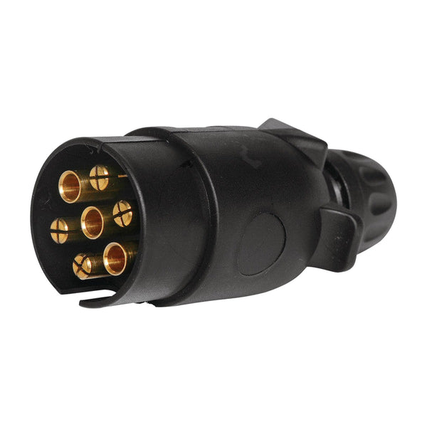 Aspöck Stecker 7-polig 12 V für Anhänger