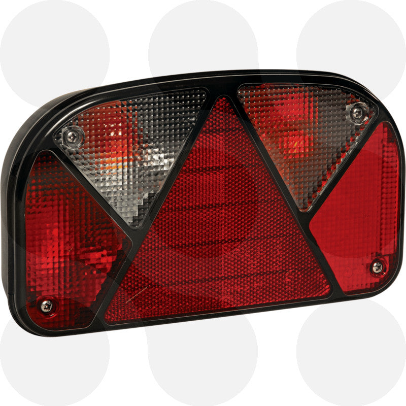 Aspöck Multipoint II Heckleuchte rechts 12 V mit Rückfahrlicht