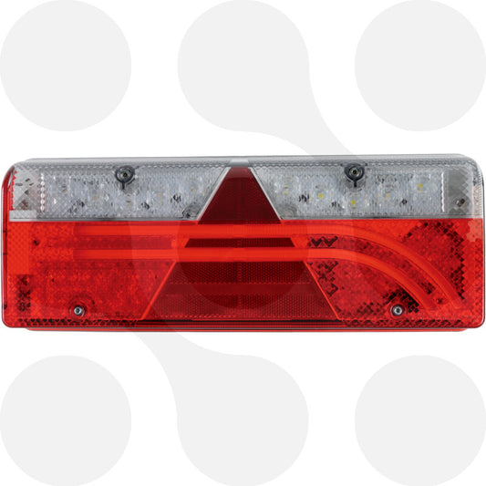Aspöck Heckleuchte Europoint III LED links 24 V, 7-polig AMP, Voll-LED