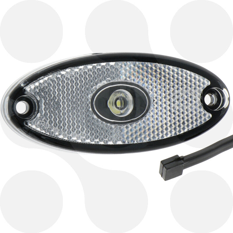 Aspöck Flatpoint II LED Positionsleuchte weiß