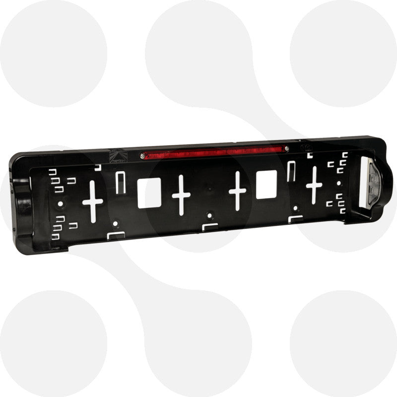 Aspöck Kennzeichenhalter mit LED-Kennzeichen- und Bremsleuchte 12 V