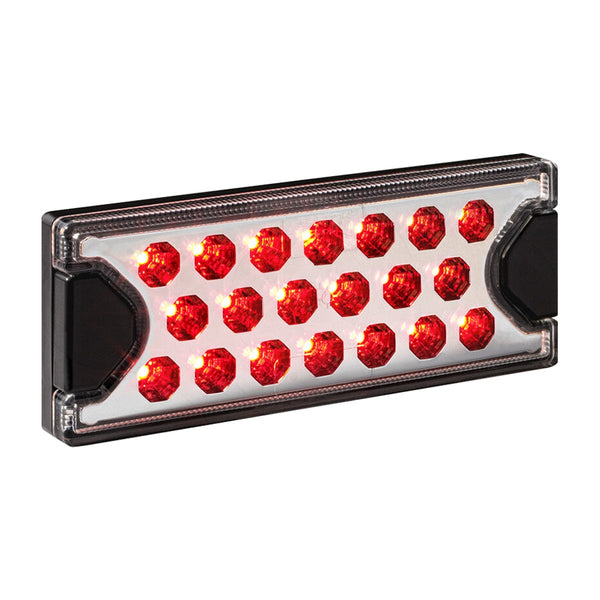 Aspöck Nebelschlussleuchte MiniLED II 12/24 V mit 500 mm Leitung, offenes Ende