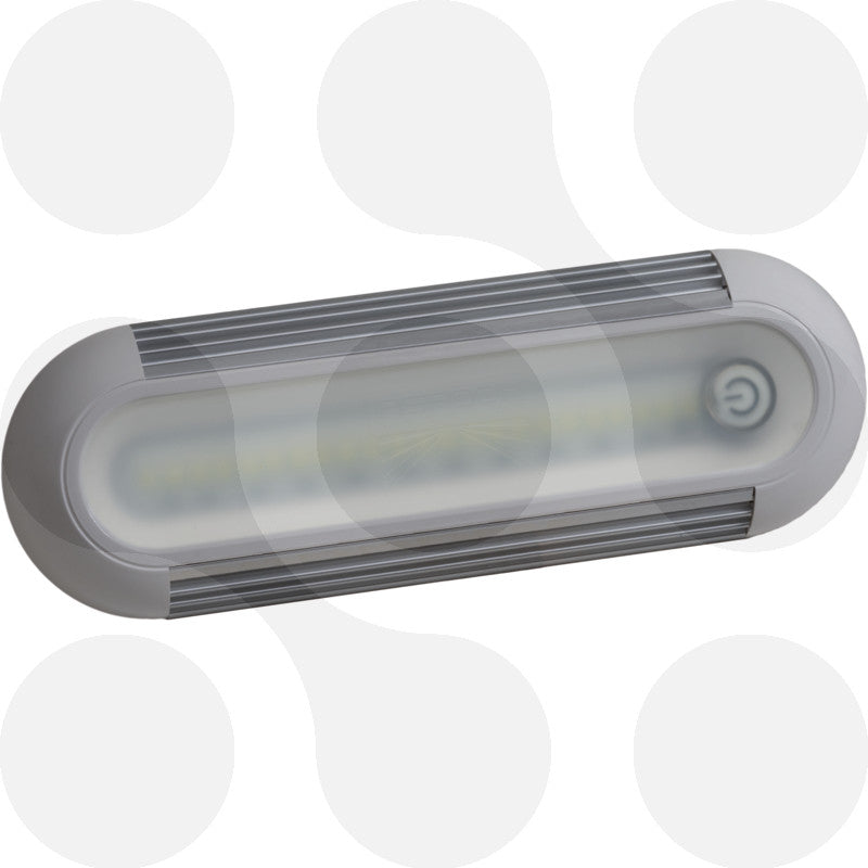 Aspöck Innenleuchte Inpoint III LED lang 12/24 V mit Schalter