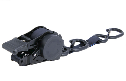 Automatik-Spanngurte 2er Set 3,65 m – 25 mm LC 340 daN mit S-Haken