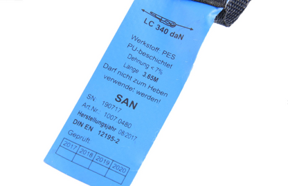 Automatik-Spanngurte 2er Set 3,65 m – 25 mm LC 340 daN mit S-Haken