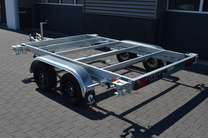 Containeranhänger 3.500 kg zwei 1.800 kg Achsen von VLEMMIX - 10 FT Container