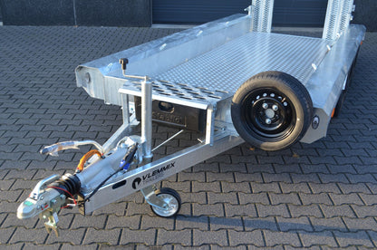 Baumaschinenanhänger 3.000 kg zwei Achser von VLEMMIX - Nutzmaß (L × B): 480 × 180 cm