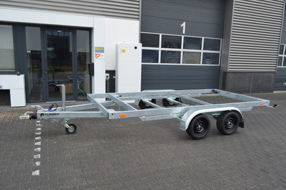 Wechselpritscheanhänger 2.700 kg zwei Achser von VLEMMIX - Nutzmaß (L × B): 360 × 245 cm