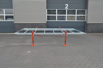 Wechselpritscheanhänger 2.700 kg zwei Achser von VLEMMIX - Nutzmaß (L × B): 360 × 245 cm