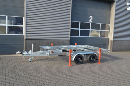Wechselpritscheanhänger 2.700 kg zwei Achser von VLEMMIX - Nutzmaß (L × B): 360 × 245 cm