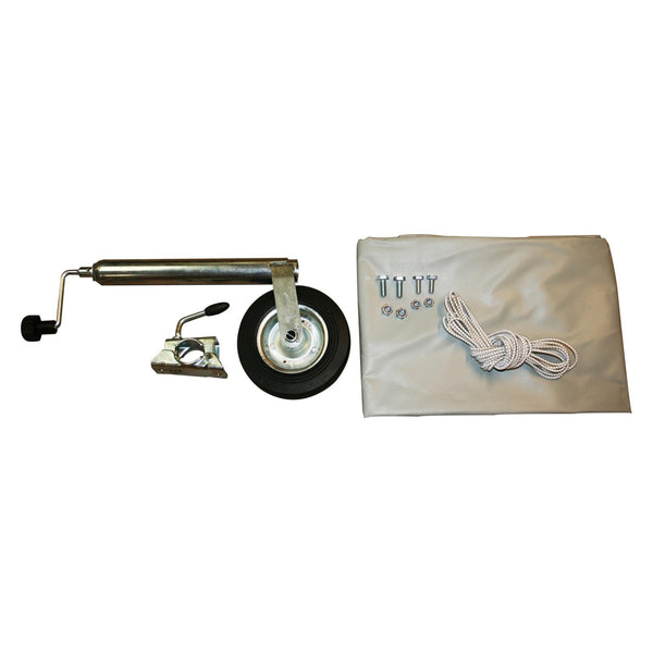 Variant Zubehörpaket Flachplane + Stützrad 205 × 122 cm für 205 S1