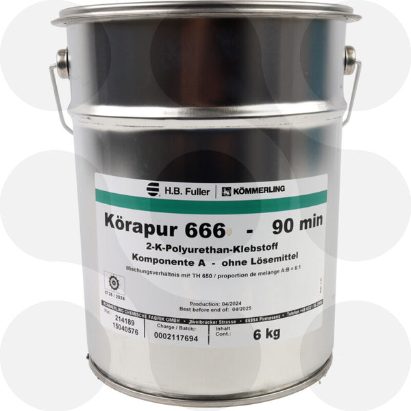 Kömmerling Körapur 666/90 Reaktionsklebstoff Komponente A 6 kg