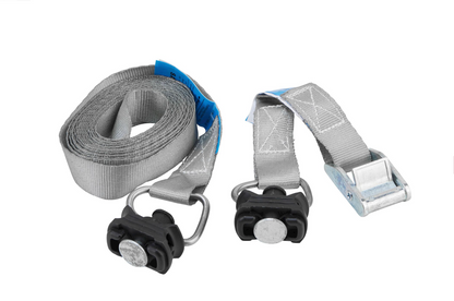 Klemmschlossgurt 3,5 m zweiteilig – 25 mm LC 250 daN mit Airline-Endfitting