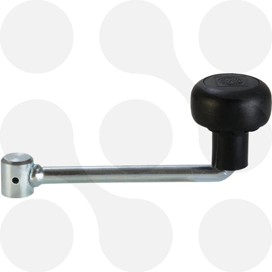 Winterhoff Handkurbel für Stützrad, Anschluss 17 mm, verzinkt