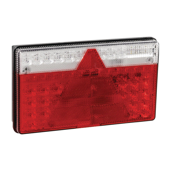 Aspöck Heckleuchte MultiLED II links hoch 12/24 V mit Kennzeichenleuchte, 7-polig ASS2