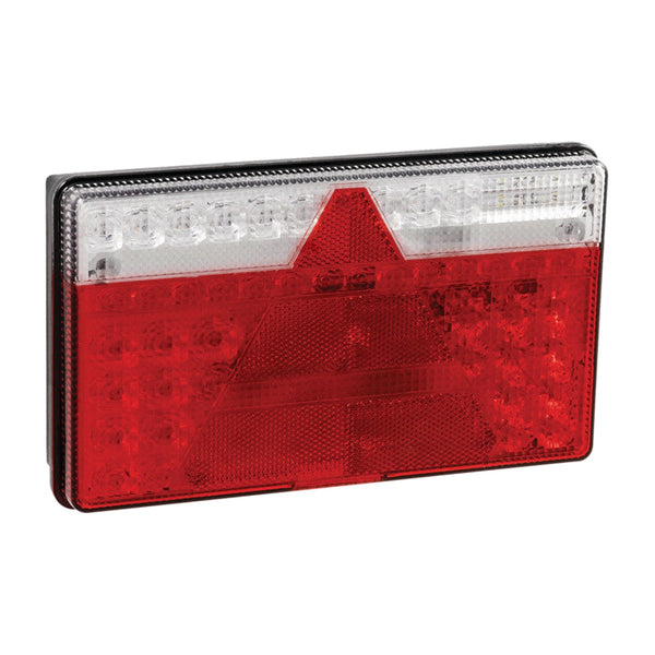 Aspöck Heckleuchte MultiLED II links flach 12/24 V, 5-polig Bajonett