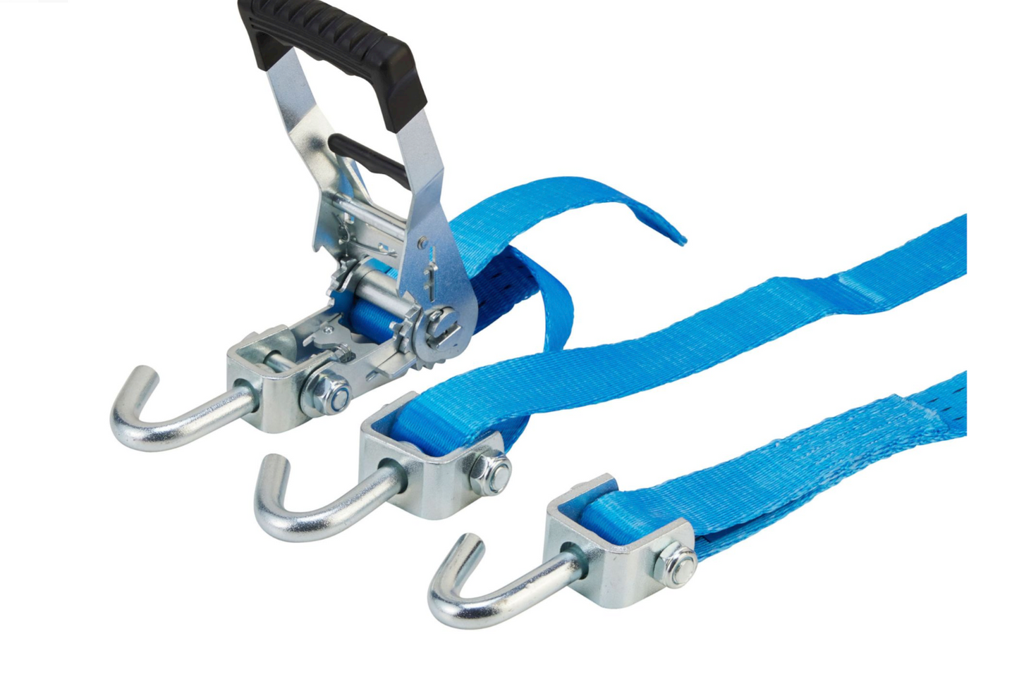 PKW-Transportgurt 3 m – 35 mm LC 1500 daN STF 330 daN mit Controller und 4 Wirbel-Haken