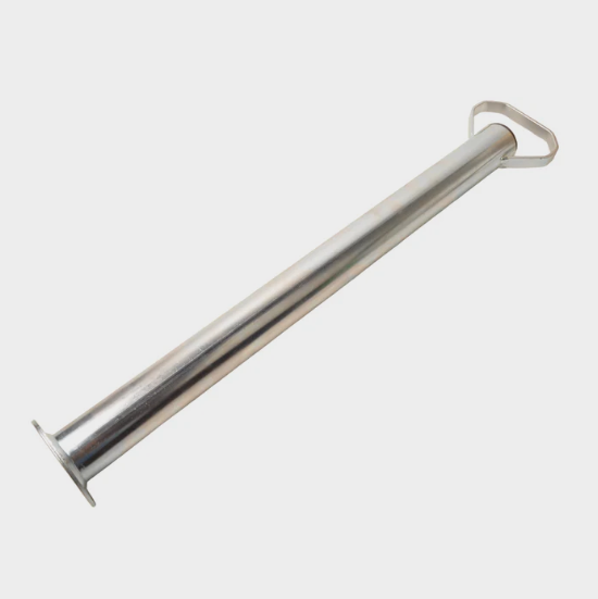 Stützfuß mit Griff 700 × 48 mm – stabiler Stahlstützfuß für Anhänger