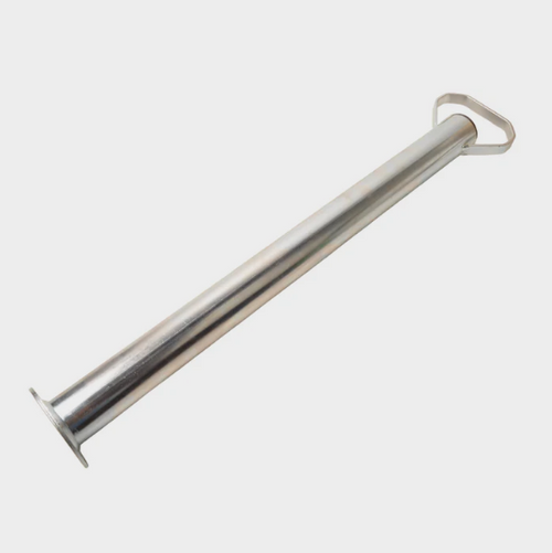 Stützfuß mit Griff 700 × 48 mm – stabiler Stahlstützfuß für Anhänger