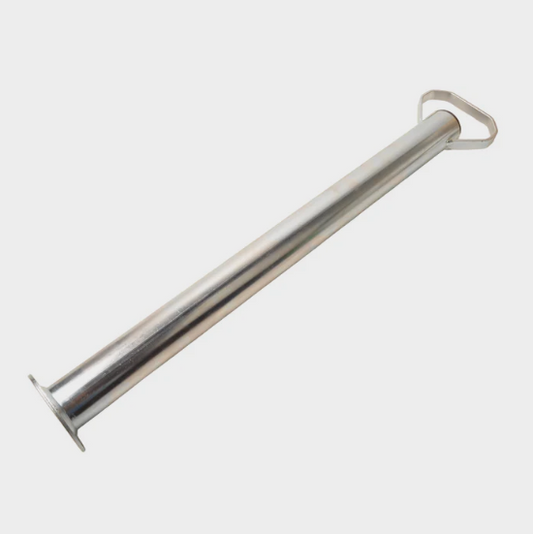 Stützfuß mit Griff 700 × 48 mm – stabiler Stahlstützfuß für Anhänger