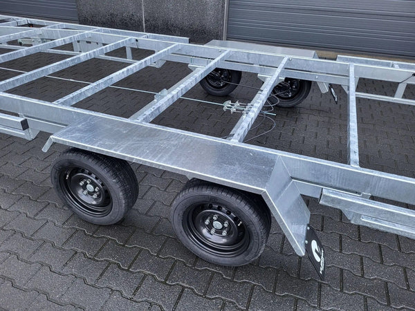Verstärkter Stahl-Kotflügel für VLEMMIX Anhänger mit Tandemachse