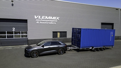 Containeranhänger 3.500 kg drei 1.350 kg Achsen von VLEMMIX - 20 FT Container