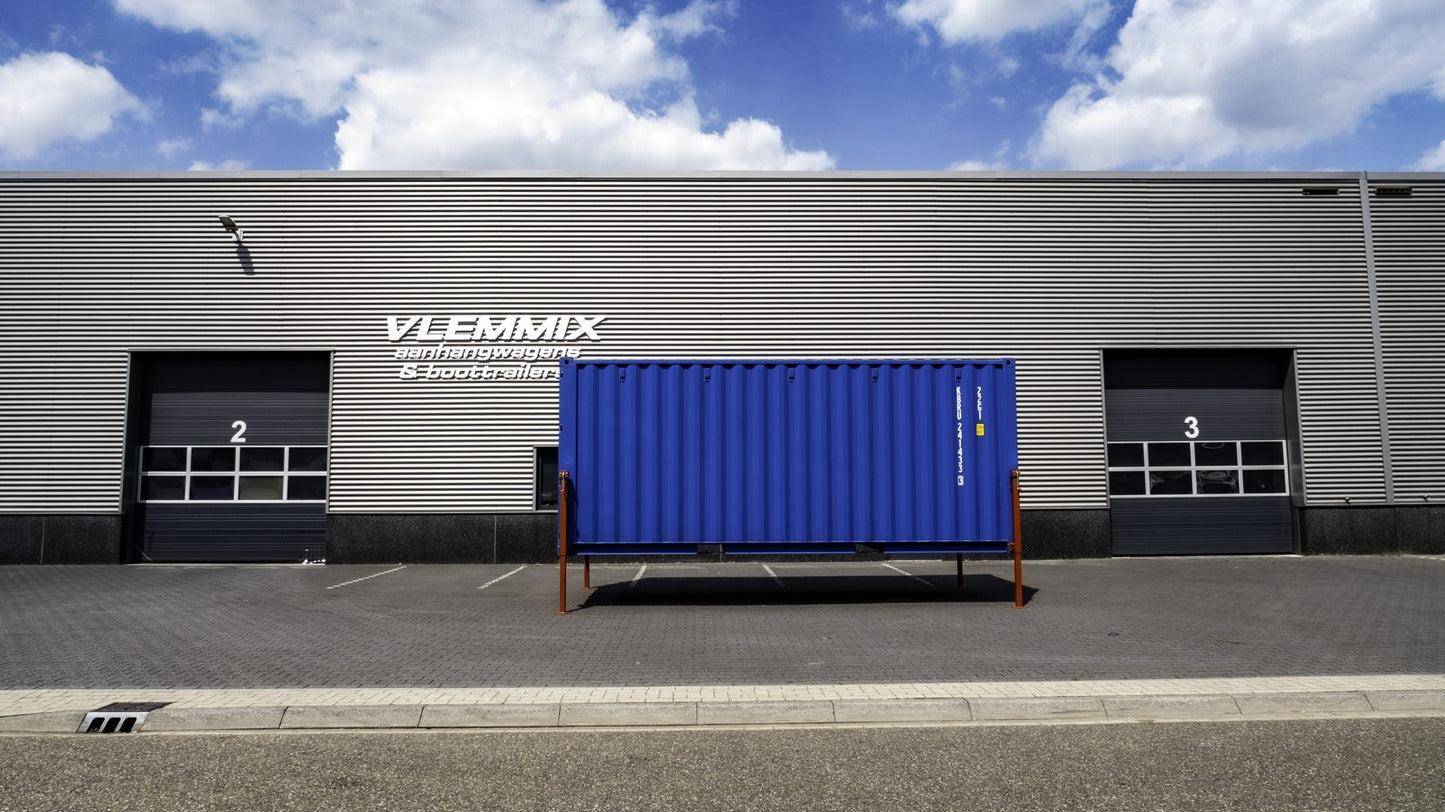 Containeranhänger 3.500 kg drei 1.350 kg Achsen von VLEMMIX - 20 FT Container
