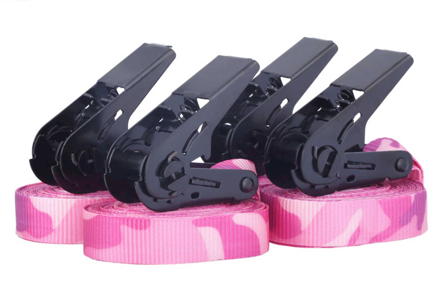 Zurrgurte 4er Set 6 m – 25 mm LC 900 daN Pink Camouflage