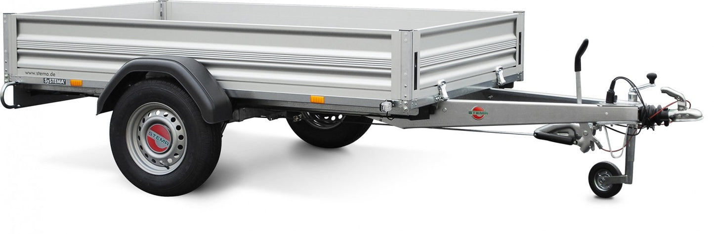 STEMA ALU ST O2 13-25-15.1 - 1.300 kg Kastenanhänger - Gebremst