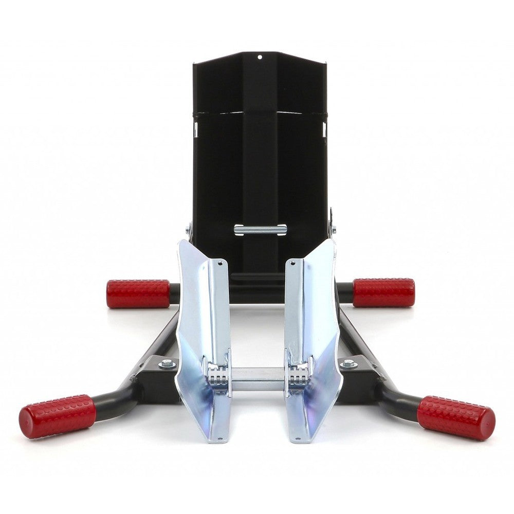 STEMA Radhalter-Wippe stand alone variabel – Motorrad in der Wippe
