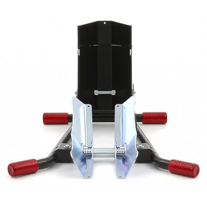 STEMA Radhalter-Wippe stand alone variabel – Motorrad in der Wippe