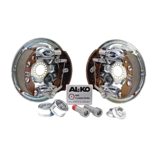 AL-KO AAA Premium Brake Nachrüstsatz 1730026 mit Bremsen, Schrauben und Kappen