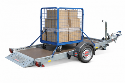 Plattformanhänger absenkbar 750 kg von STEMA - Nutzmaß (L × B ): 251 × 128